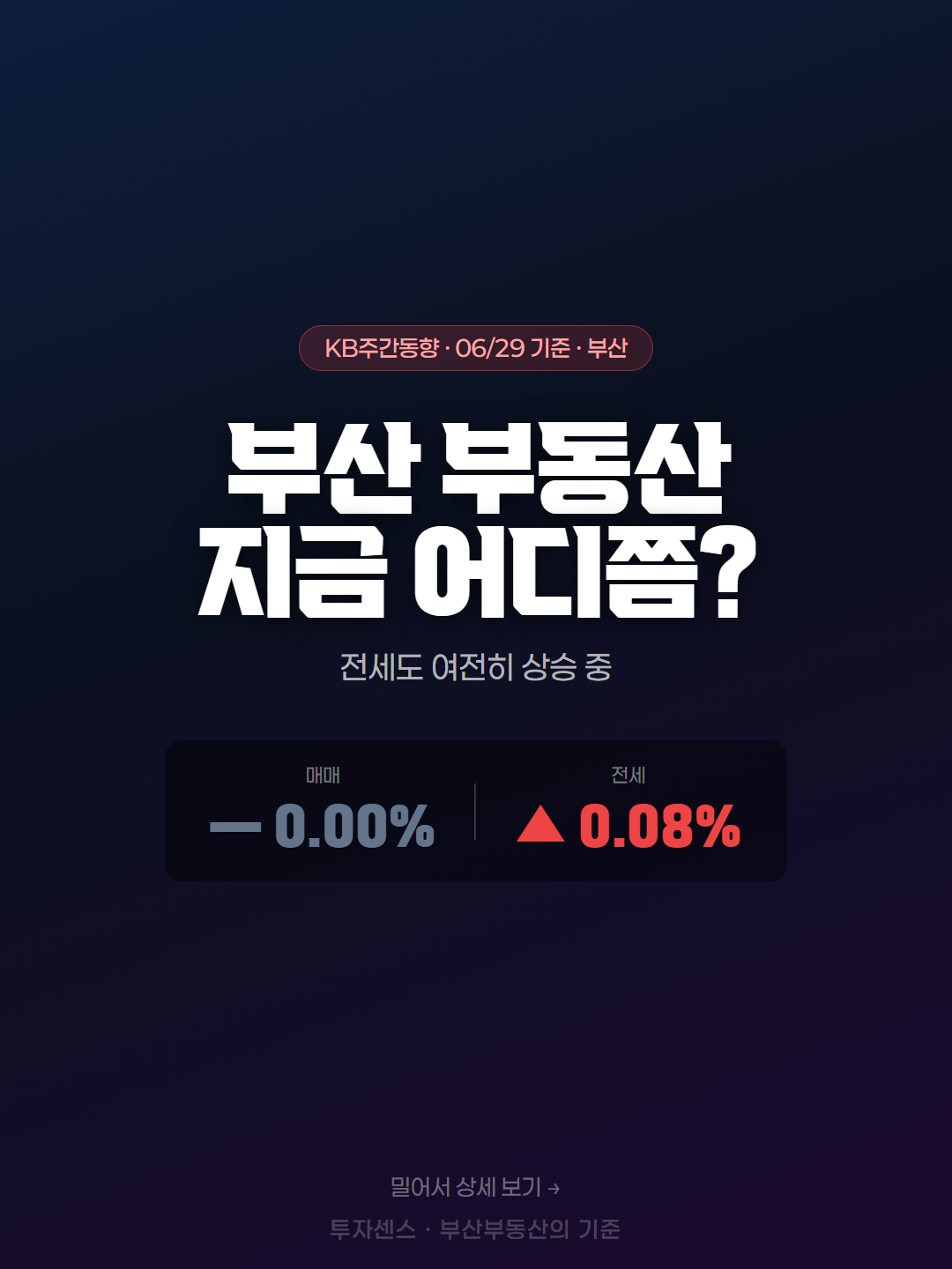 KB 주간동향 부산 (06/29)